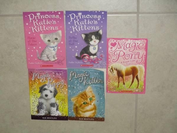 Lot of 10 Children books: My Little Pony, Princess Katie Kittens, etc